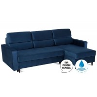 Stūra dīvāns ONYX tumši zils Stūra dīvāns ONYX tumši zils